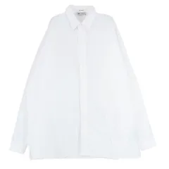 THE RERACS ザリラクス 22SS 22SS-REBL-295-2-J Thomas Mason トーマスメイソン 比翼 レギュラーカラー 長袖 シャツ ホワイト系 48【中古】のサムネイル
