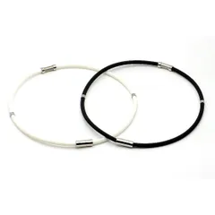 【新品】磁気ネックレス シリコン 男女兼用 スポーツ 静電気抑止 アクセサリー メンズ レディース スポーツ ゴルフのサムネイル