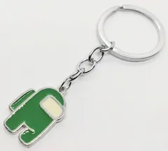 アモングアス　アマガス　ミニ　グリーン　人狼　キーリング　キーホルダー　アメリカン雑貨