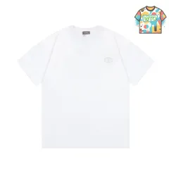 【今日WTO】DIOR CD Embroidery ホワイト T-Shirt-FO74