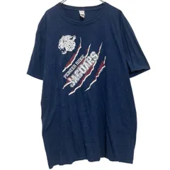GILDAN 半袖 プリントTシャツ XL ネイビー ギルダン クルーネック ビッグサイズ 古着卸 アメリカ仕入 a703-6319
