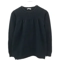 入手困難✨ プラダ 半袖ニット サマーニット ウール素材 ブラック 大人気】PRADA◇極細ウール サマーニット 半袖 ジャカードロゴ