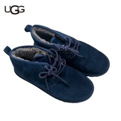 1525◯ UGG 　ニューメル　シープスキン　ムートン　スエード　ネイビー