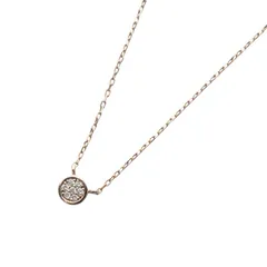 ete ゴールドネックレス K10(クロス付) K10YG ペタルチェーン ネックレス（761679） ｜ women