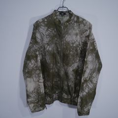 2003s/s lad musician tye-dye designed zip nylon jacket