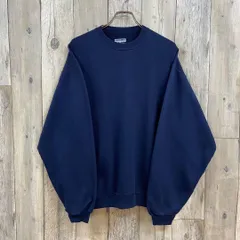 OLD JERZEES 90s ジャージーズ RUSSELL ラッセル ネイビー Vガゼット スウェット トレーナー