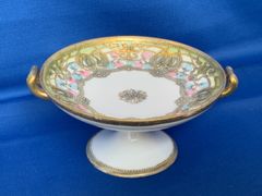 ▽美品▽オールドノリタケ 手付皿 深皿 RCマーク 金彩盛上 金盛花紋 2
