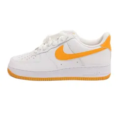 ナイキ NIKE Air Force 1 07 White White University Gold スニーカー シューズ ローカット FJ4146-105 黄 白 イエロー ホワイト 27.0㎝ 靴