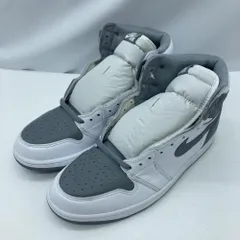 【中古】NIKE (ナイキ) AIR JORDAN 1 RETRO HIGH OG WHITE CEMENT 555088-037 ホワイト/グレー 28cm ナイキ ジョーダン[19]