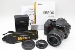 ■極上品■ Nikon D5500 18-55 VRII レンズキット ブラック