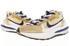 ナイキ NIKE × SACAI VAPOR WAFFLE SESAMI BLUE VOID 28.5cm DD1875-200 サカイ ヴェイパー ワッフル セサミ ブルー ボイド 【ブランド古着ベクトル】【中古】▲■250414