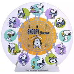 【中古】置き時計・掛け時計 1.スヌーピー アクリル製時計 「サンリオ当りくじ スヌーピー当りくじ」