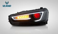 流れるウインカー ランエボ LED ヘッドライト 右ハンドル光軸 ランサーエボリューションX ギャランフォルティス