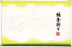 岡田園 懐紙 春 浮き彫り [紙季折々 桜] 茶道具 茶器 1帖造り 175×145mm 30枚入り [浮彫 / 桜] [春から夏]
