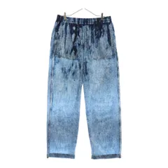DIESEL (ディーゼル) P-TOOL-DEN デニムフェイクプリント イージーパンツ ブルー A07030