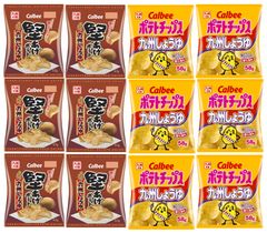 【地域限定品】ポテトチップス 堅あげポテト 九州しょうゆ 各6袋 計12袋セットのサムネイル