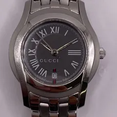 ✨人気 GUCCI グッチ 5500 M シルバー ブラック デイト 未使用】グッチ GUCCI Gクラス 5500XL YA055211 クォーツ 黒