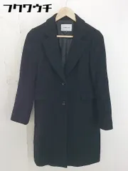 ■ UNRELISH アンレリッシュ スリット 長袖 チェスターコート サイズM ブラック レディース  【中古】 【1201100002607】のサムネイル