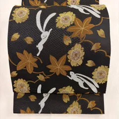 ２点セット 人形作家ホリヒロシ刺繍紋訪問着&うさぎ唐織袋帯 2点セット 人形作家ホリヒロシ刺繍紋訪問着&うさぎ唐織袋帯 2点