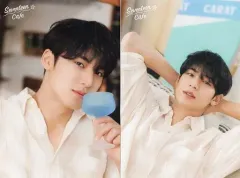 【中古】ポストカード ミンギュ ポストカード2枚セット 「SEVENTEEN CAFE 2023 ～BEACH VACATION～」