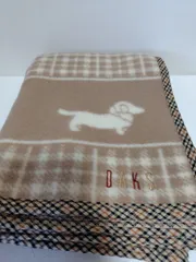 DAKS ダックス　ストール　ひざ掛け　ラムウール　チェック　新品未使用 DAKS（ダックス）美品コットン100%ストール 日本製チェック柄
