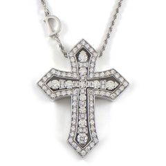 ダイヤモンド ブルートリートメント ダイヤモンド】 ネックレス クロス  