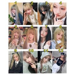 K-POP グッズ ILLIT アイリット IROHA イロハ トレカ 風 フォトカード １２枚セット メール便 オリジナル 韓流 アイドル トレーディングカード 推し活 オタ活 デコ スマホ