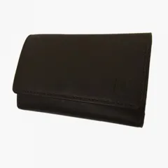 極美品◇LANVIN  COLLECTION 5連キーケース L字ジップコインケース付き ビジネスアイテム ランバン コレクション ダークブラウン 本革