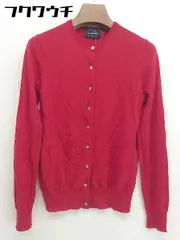 ◇ green label relaxing UNITED ARROWS 長袖 ニット カーディガン レッド系 レディース  【1109150003042】