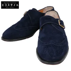 TANINOCRISCI タニノクリスチー 【美品】109176 A5011 RENNA スエード ウィングチップ シングルモンクストラップ 6