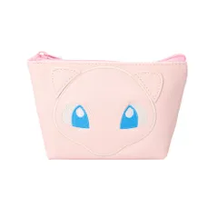 ☆ ミュウ ☆ キャラクター ドアップ三角ポーチ ポーチ キャラクター 小物入れ アクセサリーポーチ キャラクターグッズ メイクポーチ コスメポーチ 化粧ポーチ マルチポーチ 三角ポーチ 小物収納 小物整理 リップクリーム かわいい 可愛い 小学生 中学生のサムネイル