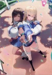 [중고] 클리어 포스터 A3 클리어 포스터 나가 & 티아 [이치 반 쿠지 승리의 여신 : NIKKE CHAPTER3] H 상