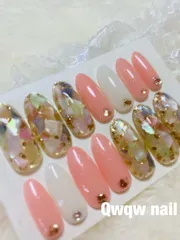 ネイルチップ151【ロングオーバル】現品orオーダー