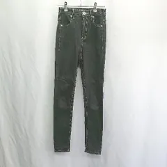 ◇ Θ GYDA ジェイダ 綿混合 スキニーパンツ サイズXS ダークグレー レディース E  【1411210014135】