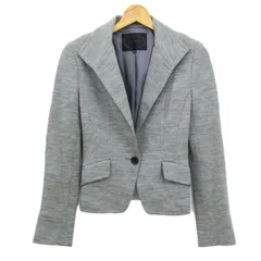 アンタイトル テーラードジャケット アウター ウール混 日本製 レディース 2サイズ グレー UNTITLED 【中古】