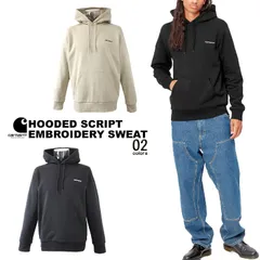 carharttカーハートスウェットエンブロイダリースクリプトスウェットフーディ