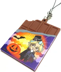 【中古】ストラップ 灰谷竜胆 「東京リベンジャーズ ハロウィンフェア in PRINCESS CAFE チョコ風ラバーストラップ」