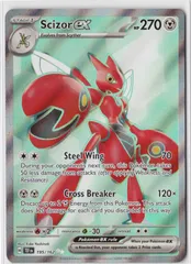 【英語版ポケカ】　ハッサムex　SR　Scizor　195/162　ポケモンカードのサムネイル