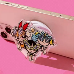 ★輸入★パワーパフガールズ　powerpuff girls 携帯用グリップ　iPhone