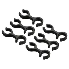 PATIKIL トレッキングポールクリップ 6個 ウォーキングスティック アクセサリー ダブルロッドバックルコネクター 屋外ハイキングキャンプ用