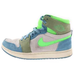 NIKE (ナイキ) WMNS Air Jordan 1 Zoom CMFT 2 DV1305-433 エアジョーダン1 ズーム CMFT 2 ローカットスニーカー シューズ ブルー/グリーン US9.5/27.5cm