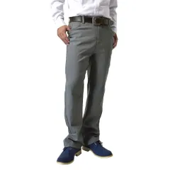 超伸縮チノパン 股上深め シニア《股下71：グレー》 新品 未使用 ハイテンション ストレッチ ワイド 太め 股上深め イージーパンツ 介護 通院 運動【B8A】【ゆうパケット】 ファッション メンズ ゴルフ 