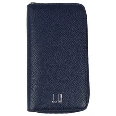 ダンヒル Dunhill ロゴ 6連 キーケース ラウンドファスナー キーケース レザー ネイビー レディース 【中古】のサムネイル