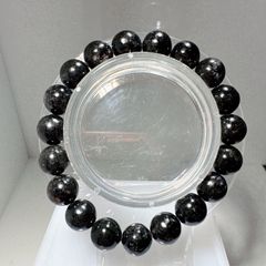 最高品質 モリオン（黒水晶）大玉ブレス 17-17.5mm 内径17.5cm - メルカリ