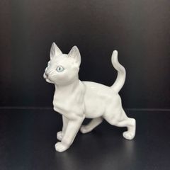 【美品・希少】ノリタケ　スタジオコレクション　猫　陶器　ネコ　陶磁　フィギュリン Noritake stadio collection 置物 オブジェ インテリア