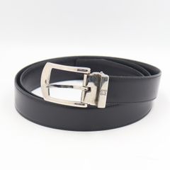 美品 バーバリー ガチャベルト スクエアバックル メンズ ビジネス