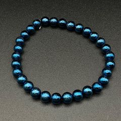 ☆宇宙からの贈り物☆鉄隕石☆ギベオンブレスレット 6㎜玉 - メルカリ
