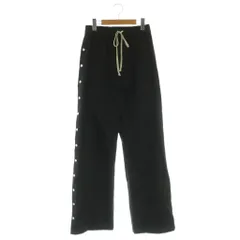 リックオウエンス Rick Owens DRKSHDW 23AW DS02C5336-TW PUSHER PANTS プッシャーパンツ イージー コットン XS 黒 /NR ■OSのサムネイル