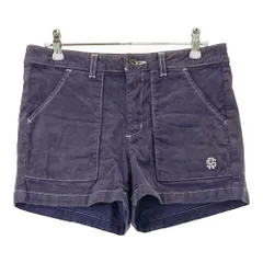 サイズ：S ROUGH&SWELL ラフアンドスウェル  ショートパンツ コーデュロイ  パープル系 [240101504849] ゴルフウェア レディース ストスト