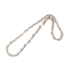 TIFFANY&Co. ティファニー ゴールド コンビ アンカー チェーン リンク ネックレス / 多重 ブレスレット Ag925 シルバー ヴィンテージ OLD ジュエリー シルバー イタリア製【メンズ】